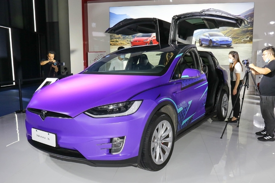 Tesla Model X Used Electric Car with 150-200Ps Maximum Power and Front 4 Rear 4 Radar