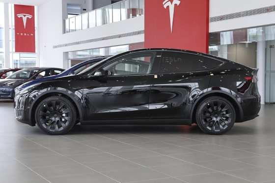 Electric Parking Brake Tesla Model Y Used Energy Electrical Auto Car with Front 4 Rear 4 Radar