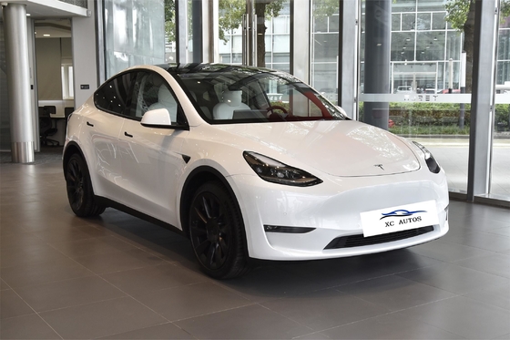 Electric Parking Brake Tesla Model Y Used Energy Electrical Auto Car with Front 4 Rear 4 Radar