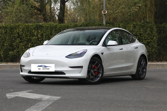8 Months Old Tesla Model 3 Used Energy Electrical Auto Car with Front 4 Rear 4 Radar